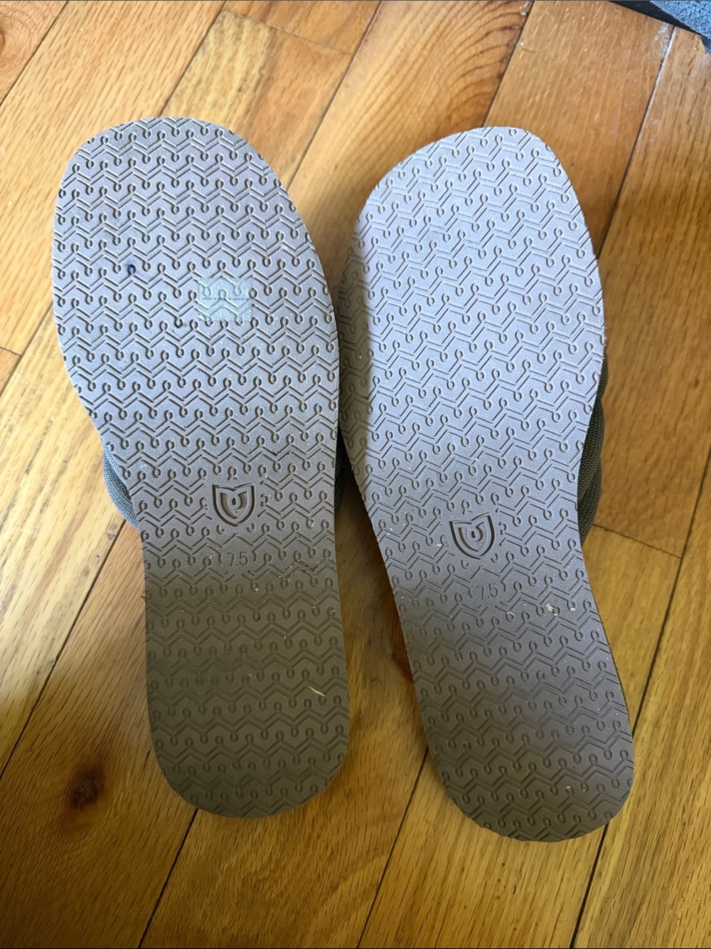 Rothy's Knotted Slide Sandals in olive green - Picture 2 of 3